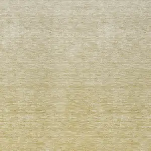 Photo of Wheat Gold And Tan Ombre Washable Indoor Outdoor Area Rug