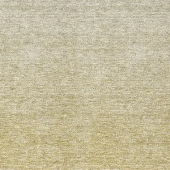 Wheat Gold And Tan Ombre Washable Indoor Outdoor Area Rug Photo 6