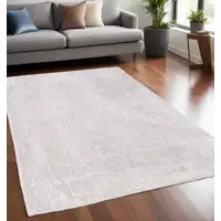 Photo of White Abstract Non Skid Area Rug