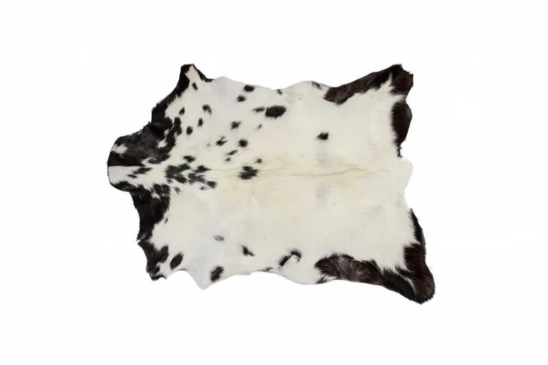 White And Black Calfskin - Area Rug Photo 1