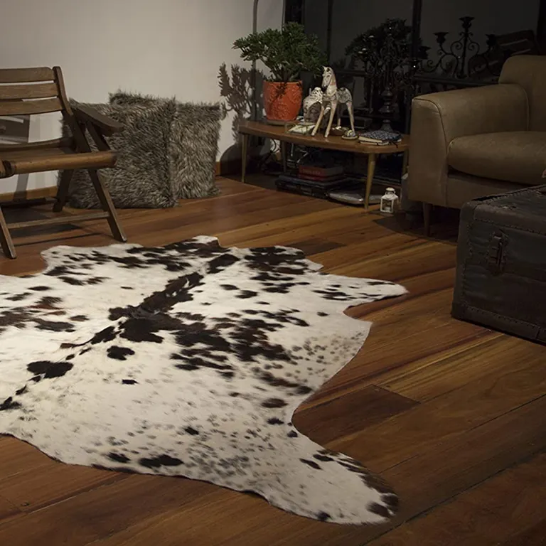 White Chocolate Cowhide  Rug Photo 3