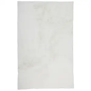 Photo of White Shag Area Rug