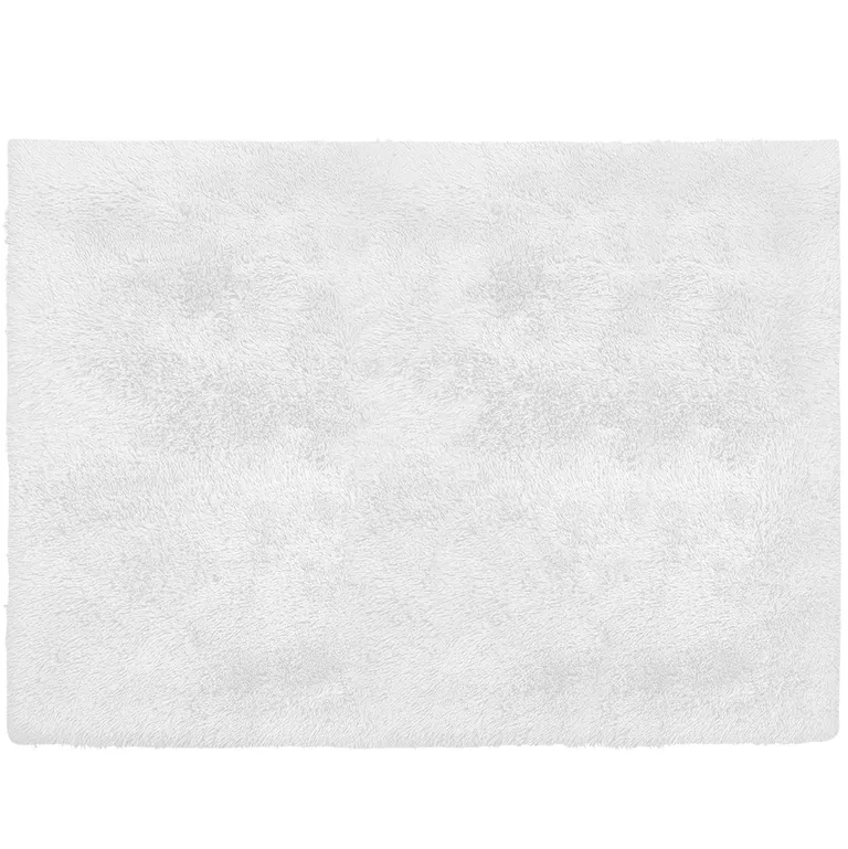 White Solid Modern Area Rug Photo 2