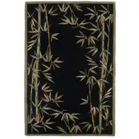 Photo of Wool Black Area Rug