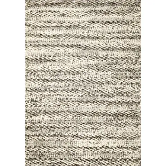 Wool Grey Area Rug Photo 1