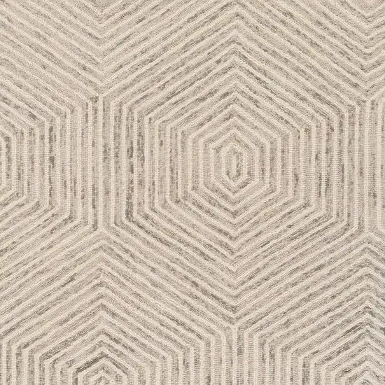 Wool Ivory  Area Rug Photo 4