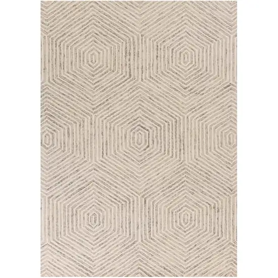 Wool Ivory  Area Rug Photo 2