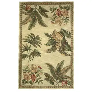 Photo of Wool Ivory  Area Rug