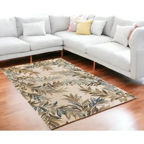 Wool Ivory  Area Rug Photo 2