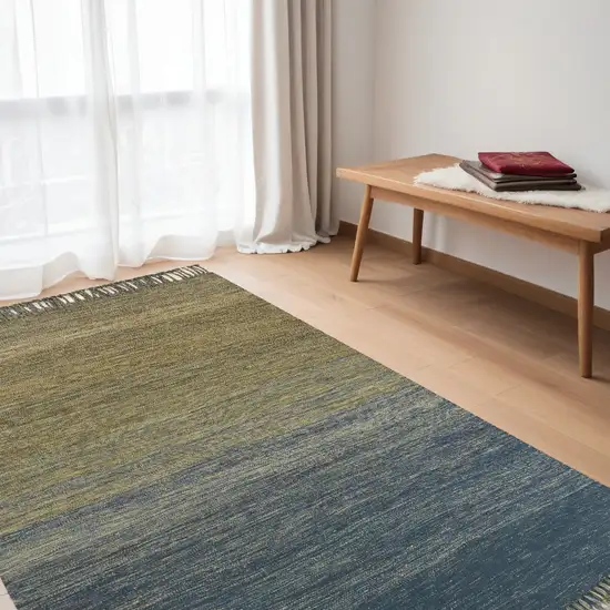 Wool Ocean Area Rug Photo 1