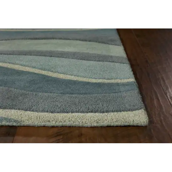 Wool Ocean Area Rug Photo 4