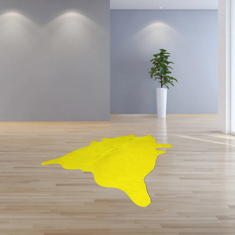 Yellow Cowhide - Area Rug Photo 5