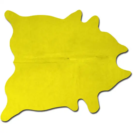 Yellow Cowhide - Area Rug Photo 1