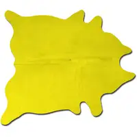 Photo of Yellow Cowhide - Rug