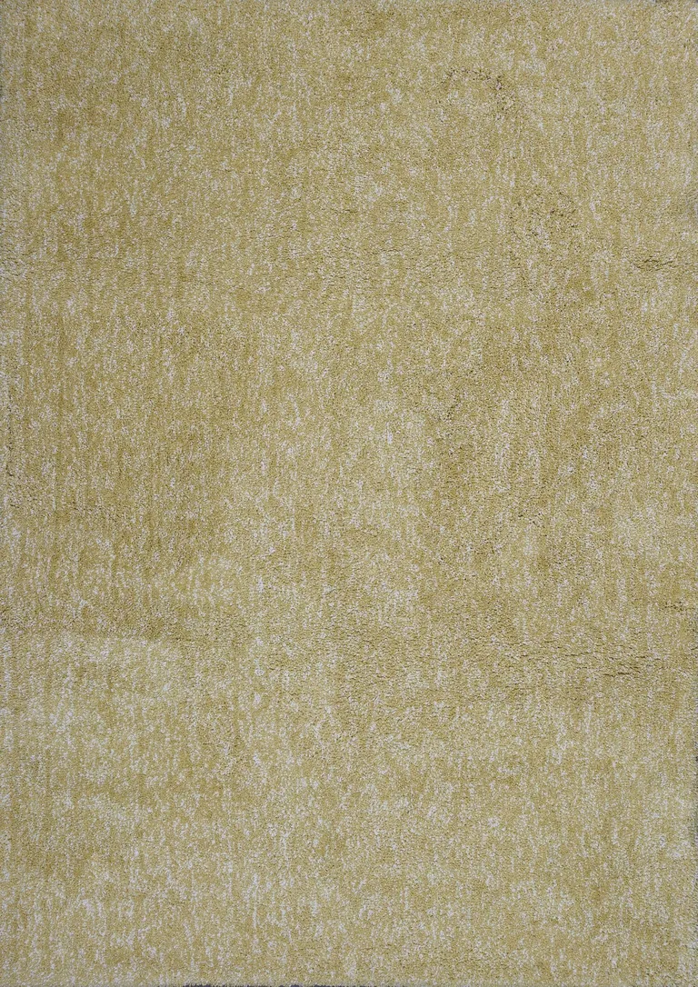 Yellow Heather Indoor Shag Rug Photo 1