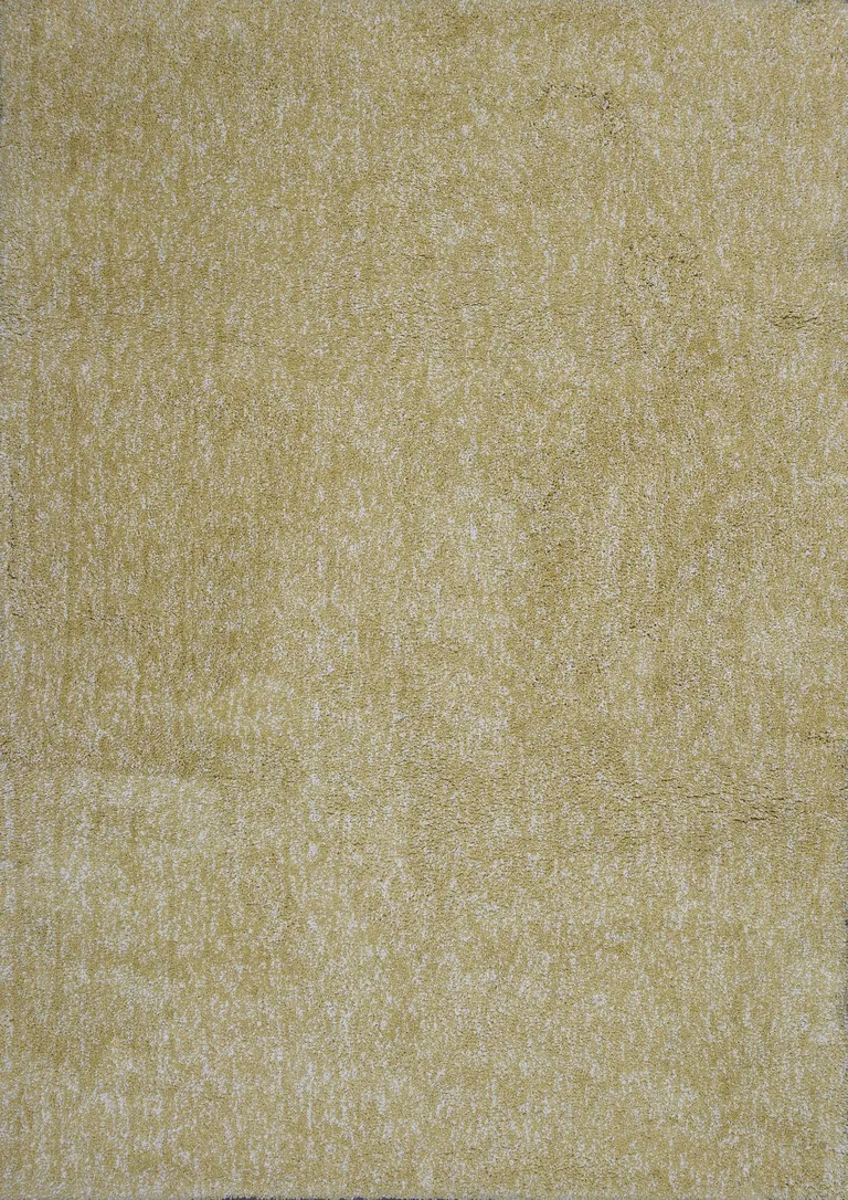 Yellow Heather Indoor Shag Rug Photo 1