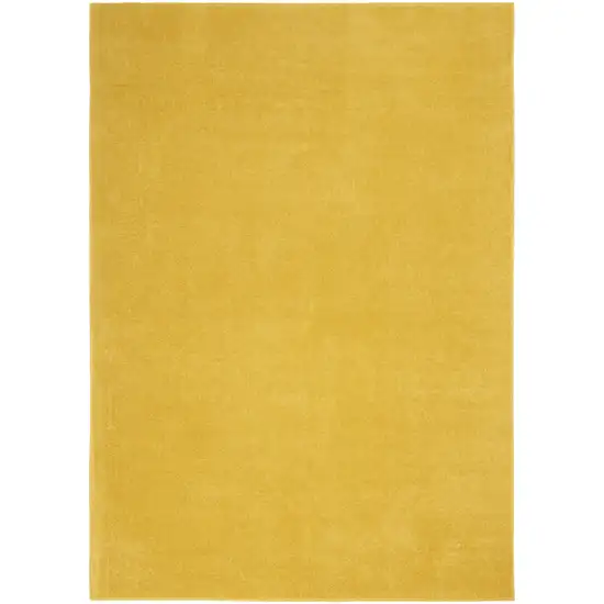 Yellow Non Skid Indoor Outdoor Area Rug Photo 1