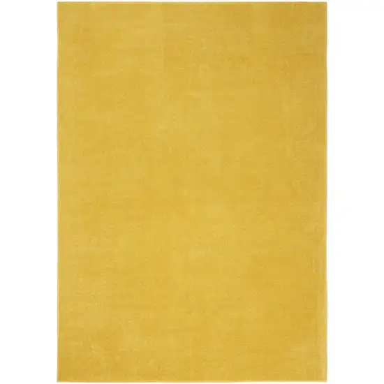 Yellow Non Skid Indoor Outdoor Area Rug Photo 5