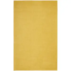 Photo of Yellow Non Skid Indoor Outdoor Area Rug