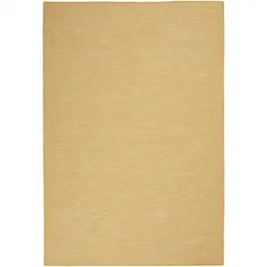 Photo of Yellow Power Loom Area Rug