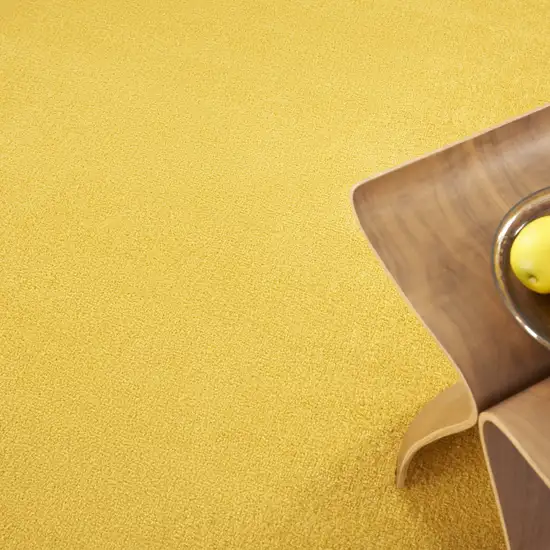 Yellow Round Non Skid Indoor Outdoor Area Rug Photo 6