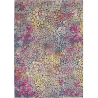 Photo of Yellow and Pink Coral Reef Area Rug