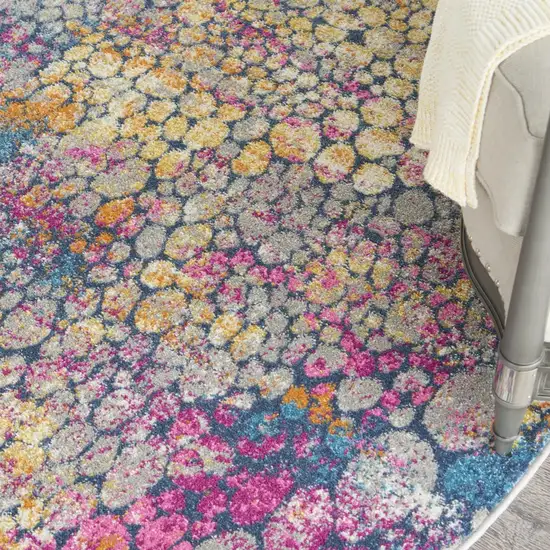 Yellow and Pink Coral Reef Area Rug Photo 6