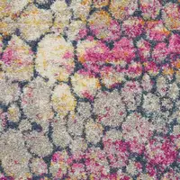 Photo of Yellow and Pink Coral Reef Runner Rug